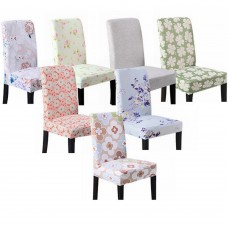 Meijuner elástico Floral cubierta impresión estiramiento poliéster silla para comedor boda Oficina Hotel banquete ali-03024136